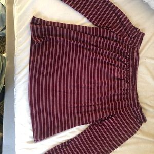 Off the shoulder top